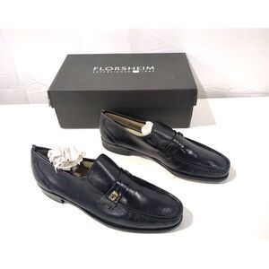 New Florsheim Imperial Men's Leather Loafers - Size 12 B - Black